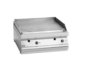 Fagor 700 series natural gas mild steel 2 zone fry top